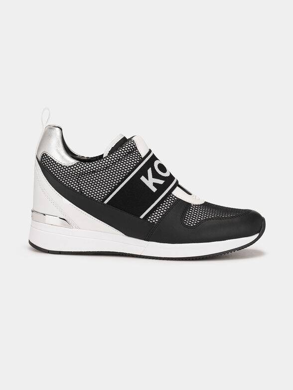 MAVEN black sneakers with white accents - 1