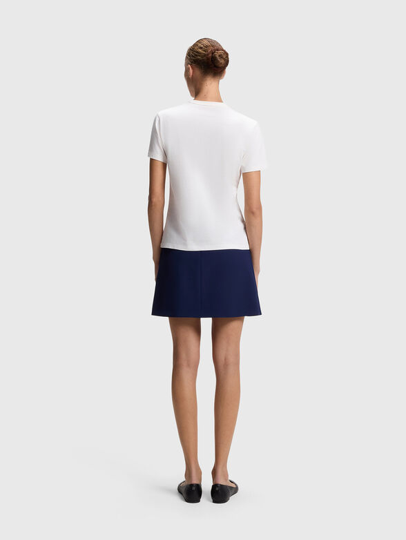 Cotton T-shirt with an embroidered logo - 3