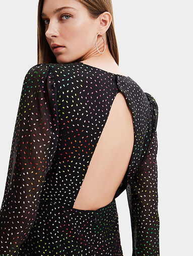 LENSY mini glossy dress    - 3