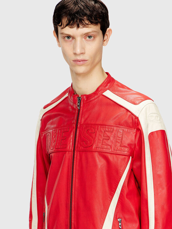 L-ADAM leather biker jacket - 4