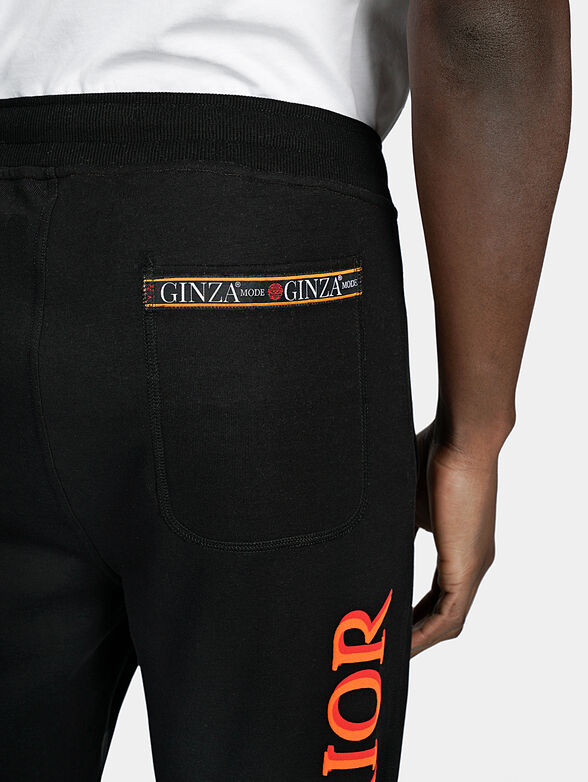MILANO Joggers with orange accents - 4