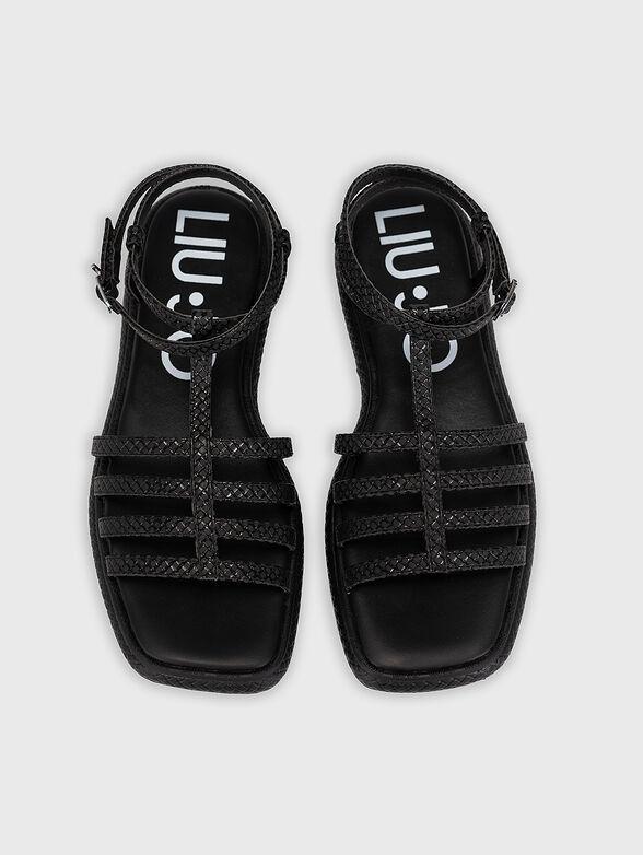 AMELIA 15 black sandals  - 6