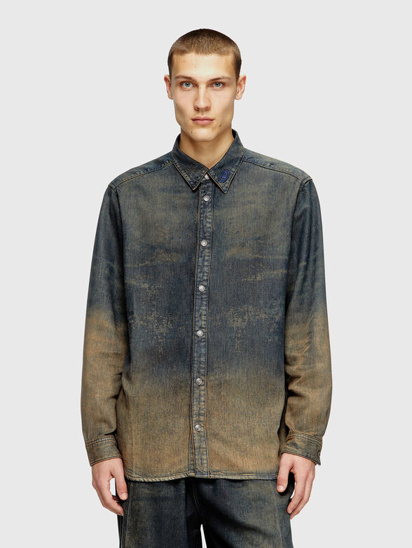D-SIMPLY-S8 long sleeve denim shirt - 1