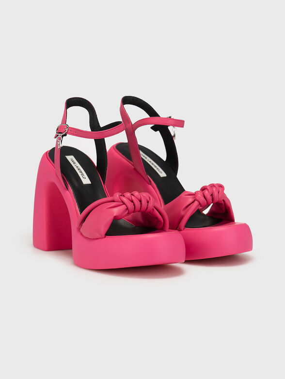 ASTRAGON HI black heeled sandals - 2
