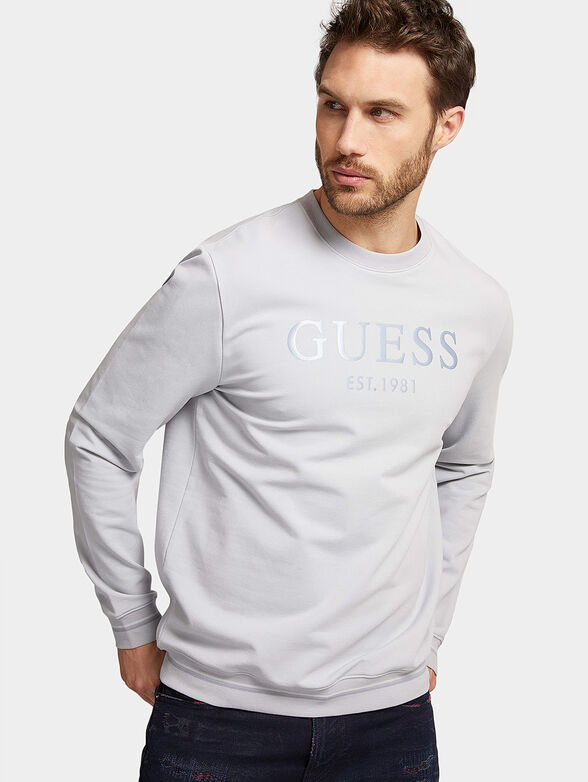 Sweatshirt with logo print - 1