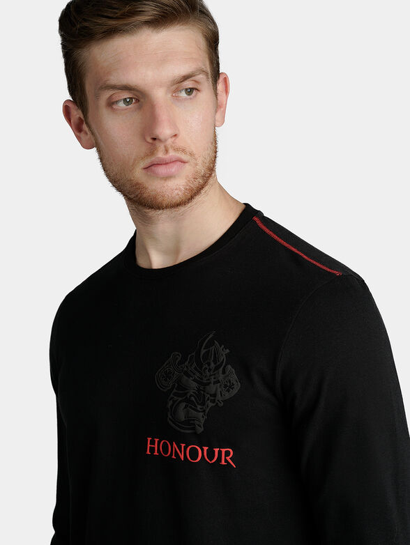 Blouse with prints and letterings - 6