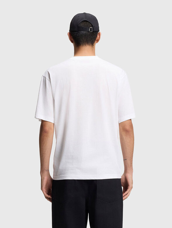 Cotton T-shirt with print - 3