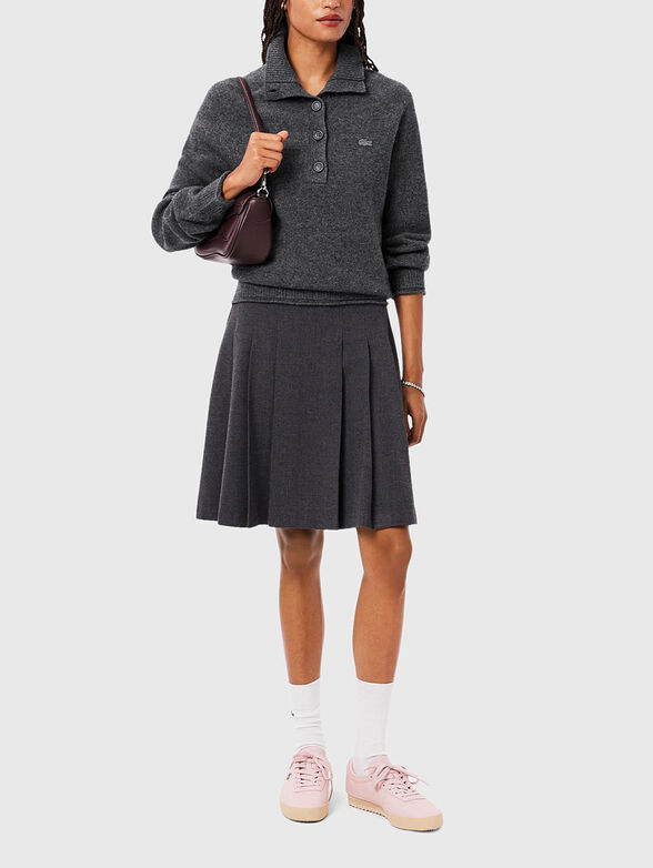 Wool high neck sweater - 2