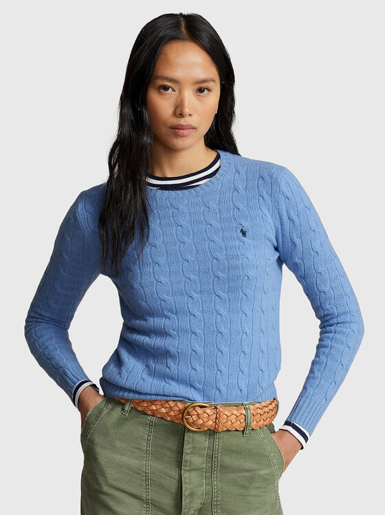 JULIANNA knitted sweater from wool blend - 1
