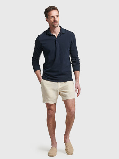 STUDIOS blue linen shorts - 5