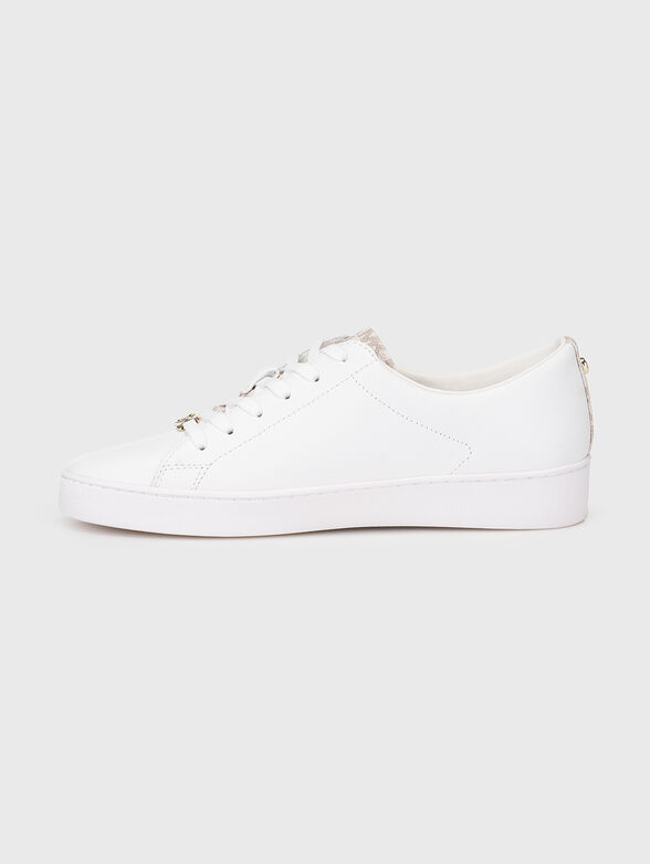 Leather sneakers with monogrammed logo motifs - 4