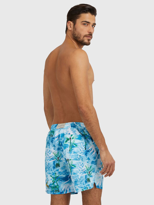 HAWAII beach shorts with floral print - 2