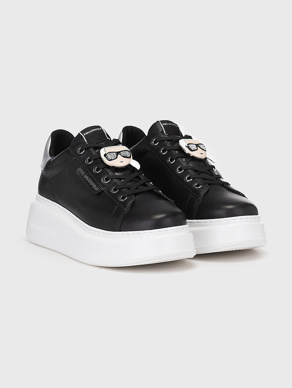 ANAKAPRI leather platform sports shoes - 2