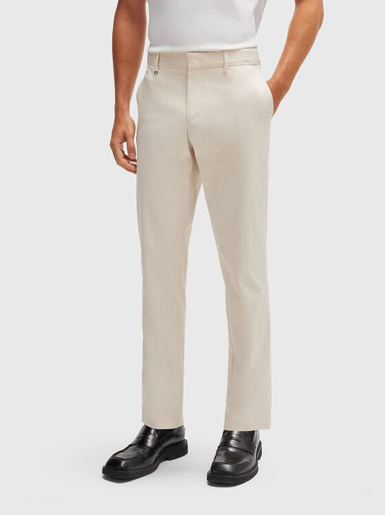Chino trousers in beige colour - 1