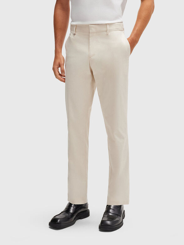 Chino trousers in beige colour - 1