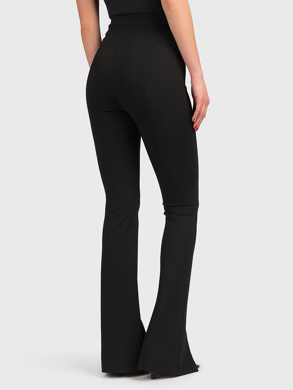 STELA black trousers with front slits - 2