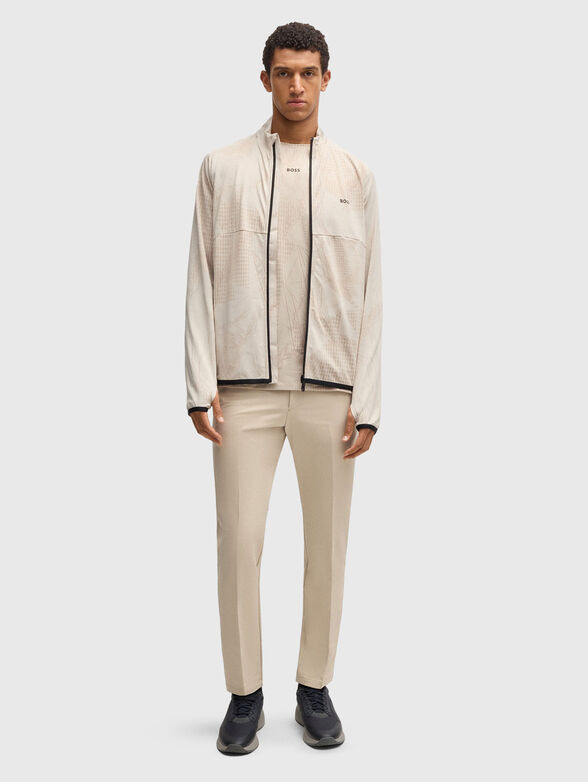 Straight trousers with logo - 4