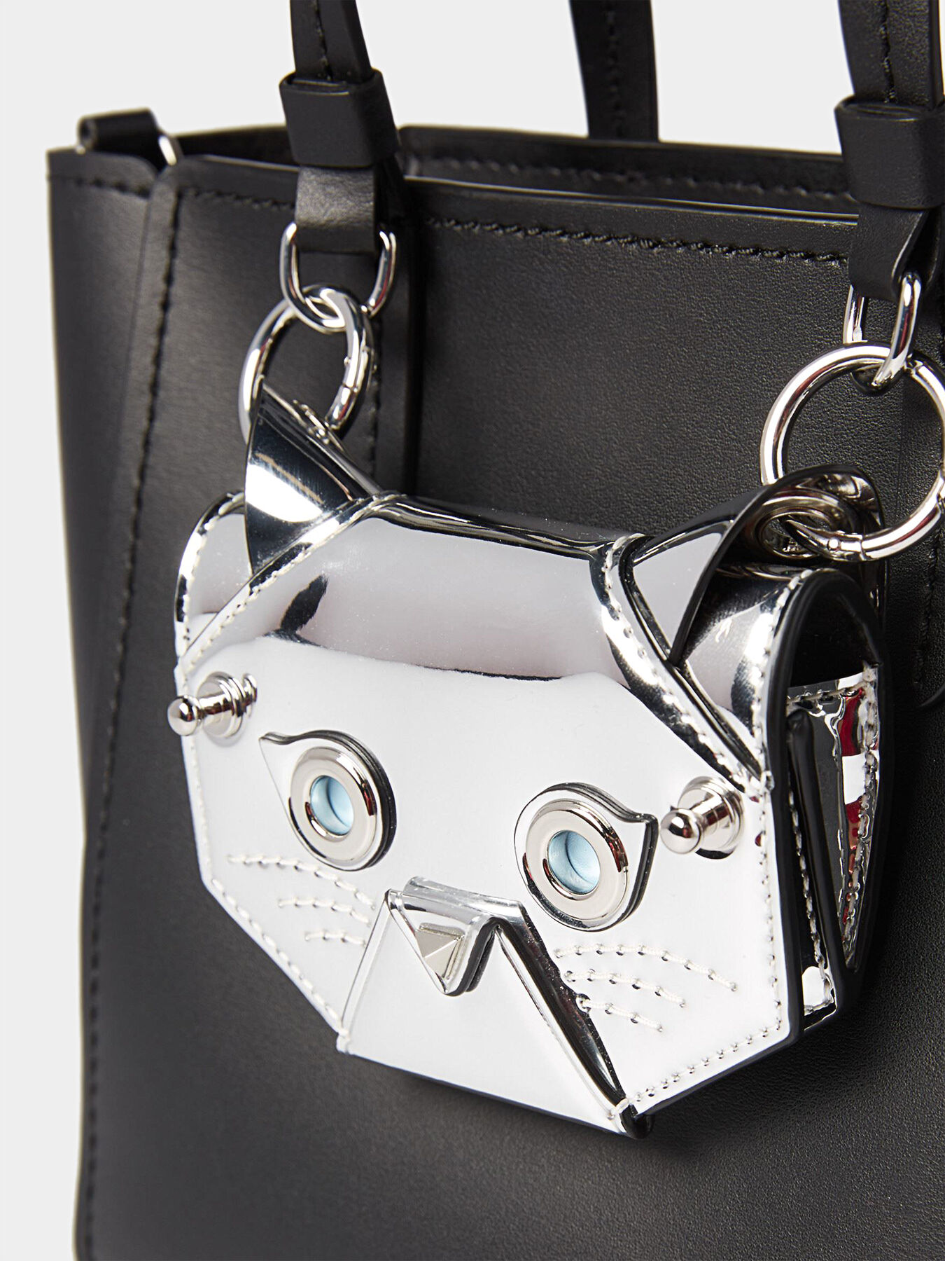 バッグ Choupette Karl Lagerfeld Women's Ikonik Choupette Cross Body Bag