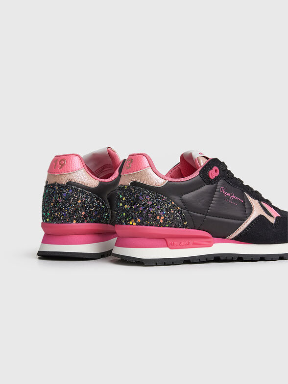 BRIT MOSS sneakers with multicolored details - 4