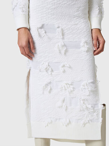 White knit skirt  - 3