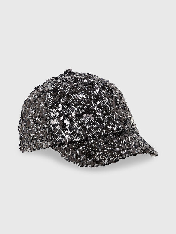 K/SIGNATURE sequin cap - 1