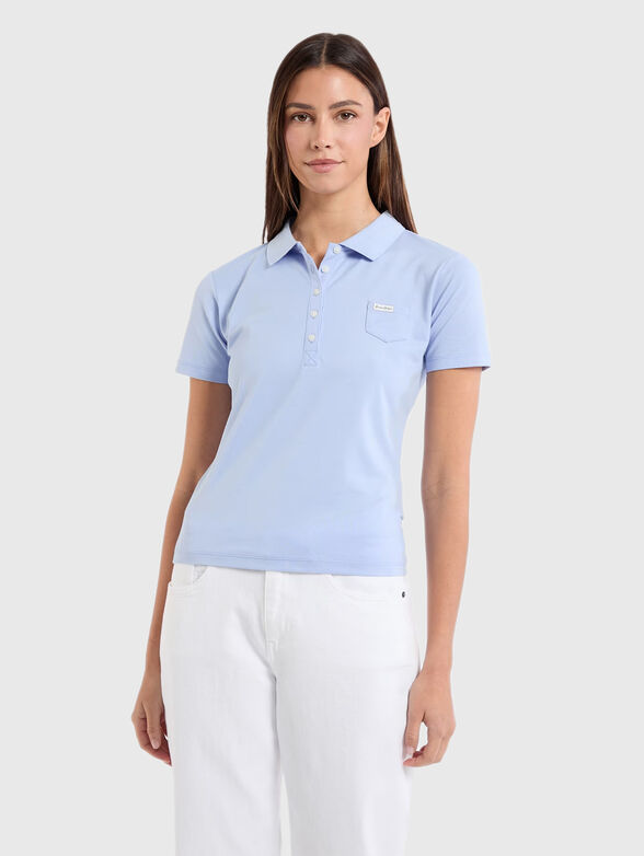 Polo shirt with short sleeves and buttons - 1
