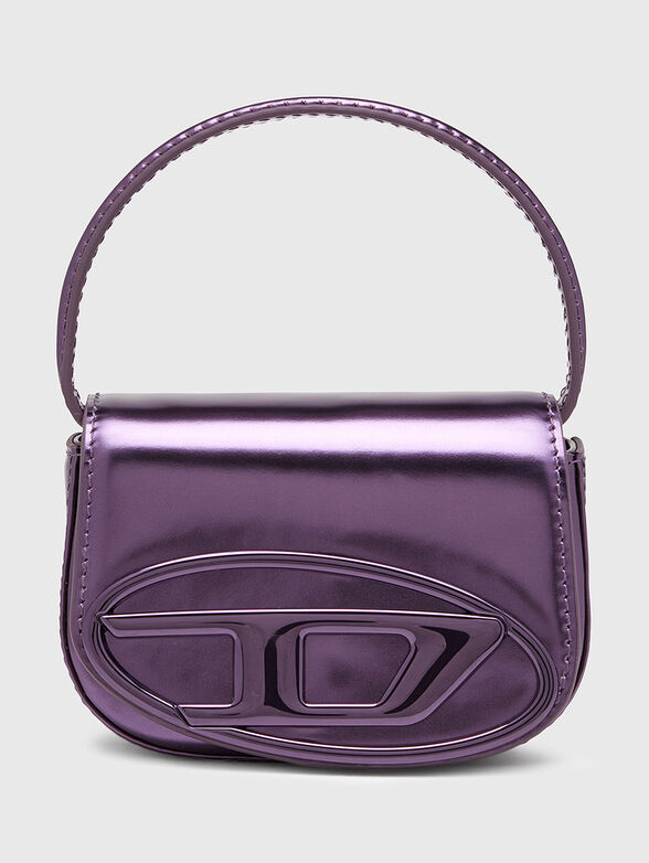 1DR-XS-S mini leather bag with oval logo - 1