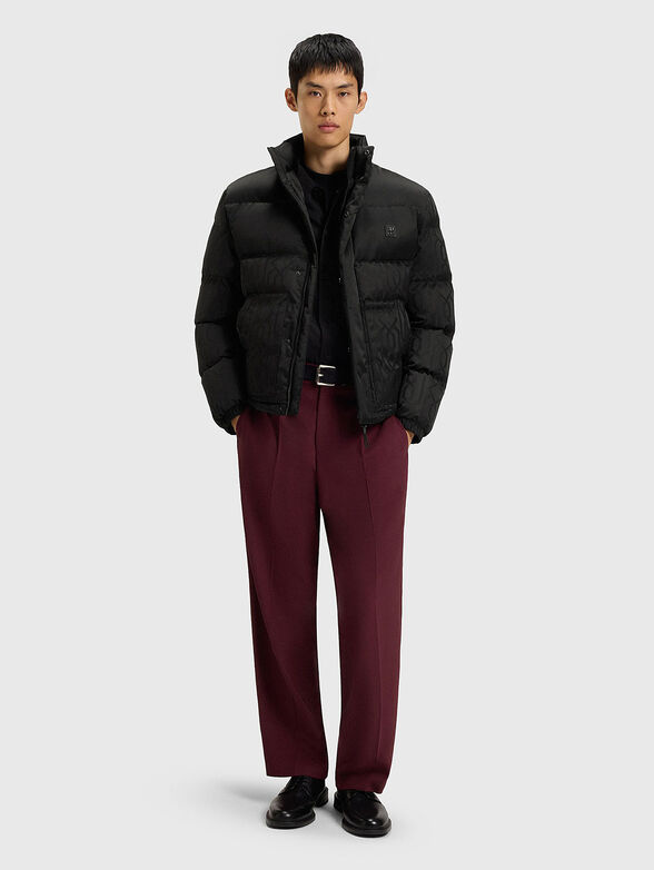 Padded jacket with print - 2