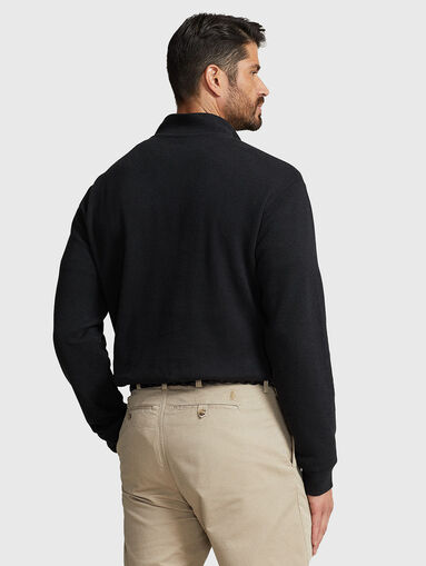 Cotton sweater with zip - 3