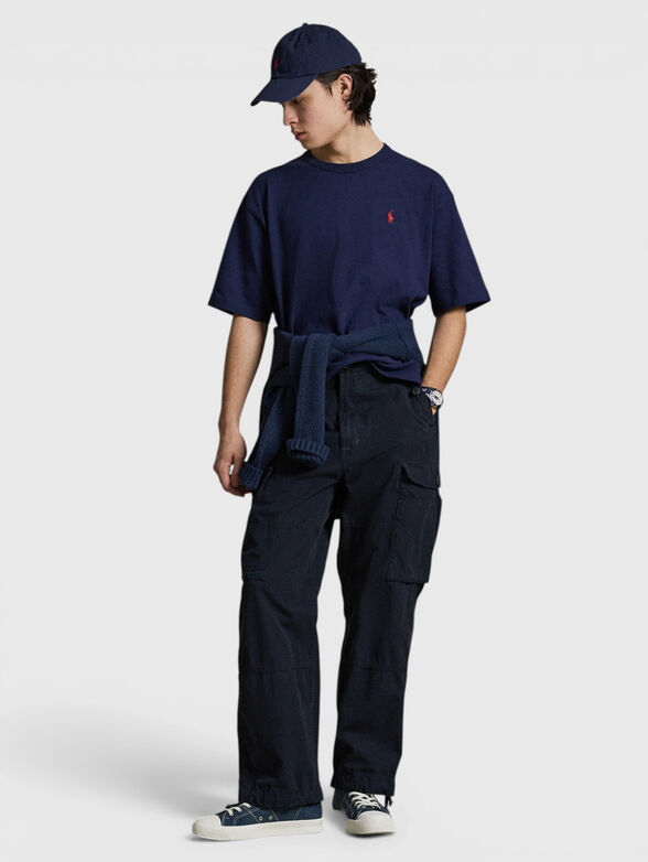 Cotton T-shirt with embroidered logo - 2