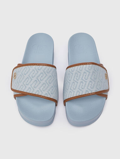 MYKONOS 04 platform sandals with monogram - 5