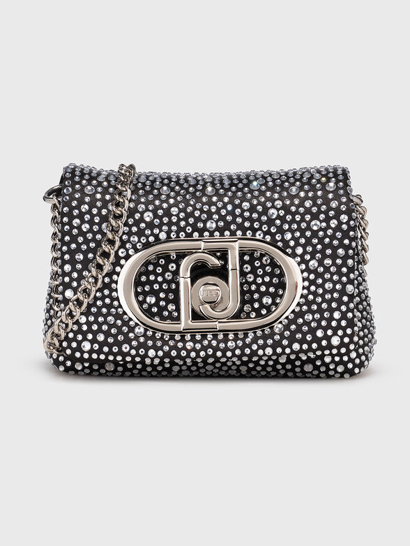 Crossbody bag with rhinestones - 1