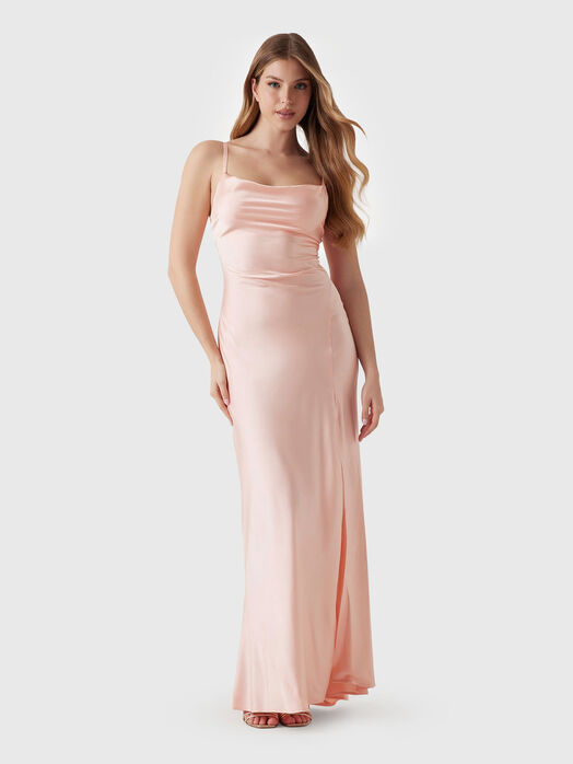 Maxi dress with floral print