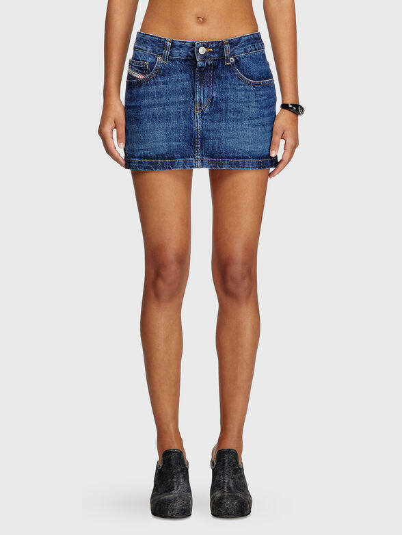 DE-RON mini denim skirt - 1