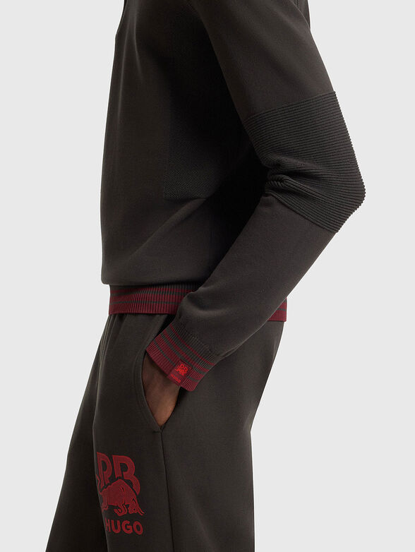 HUGO x RB high neck zip sweater - 4