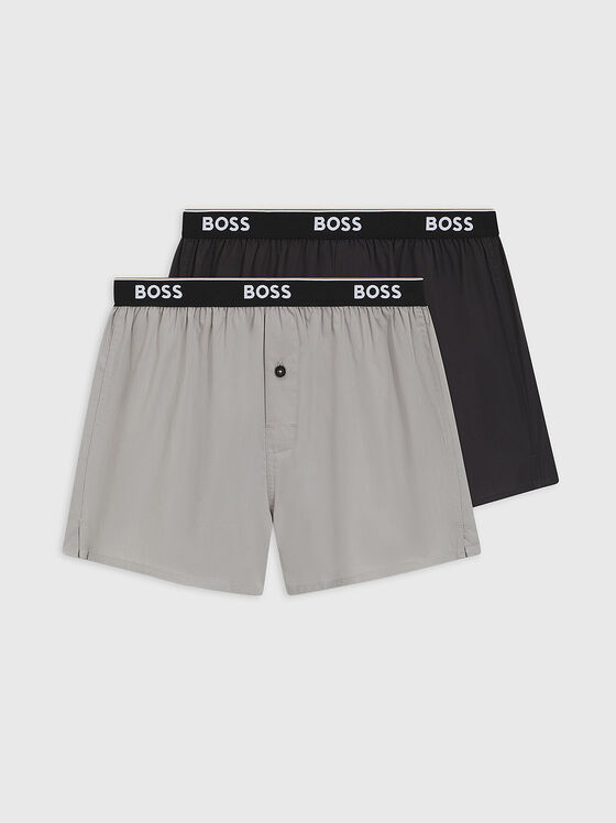 Set of two pairs of cotton boxer short - 1