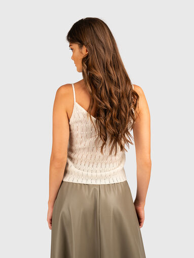 Knitted wool blend top - 3