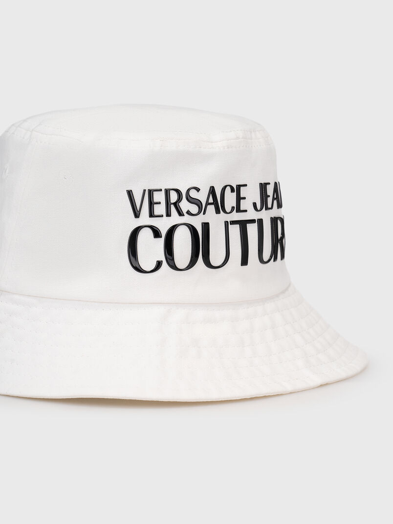Black bucket hat with logo  - 3