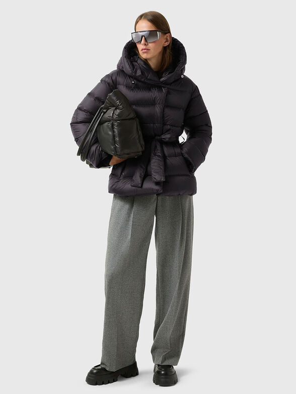 LAURIE padded jacket with waist belt - 2