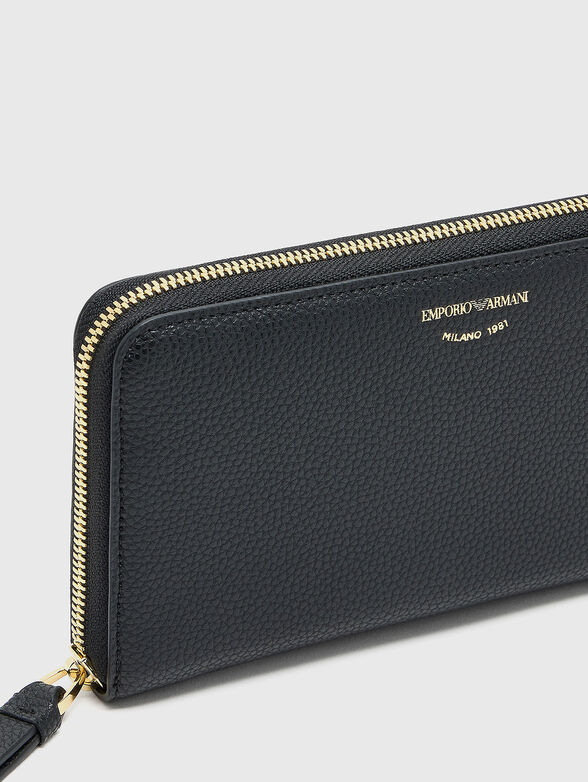 Black wallet with logo - 3