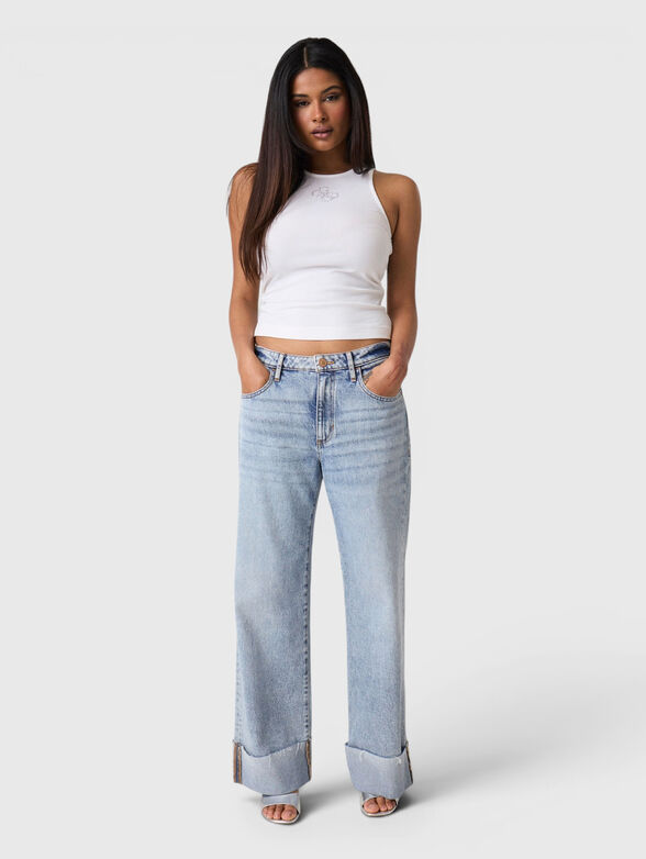Ribbed top with logo detail - 2