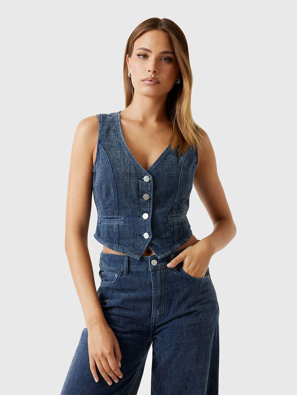 ADELE denim vest - 1