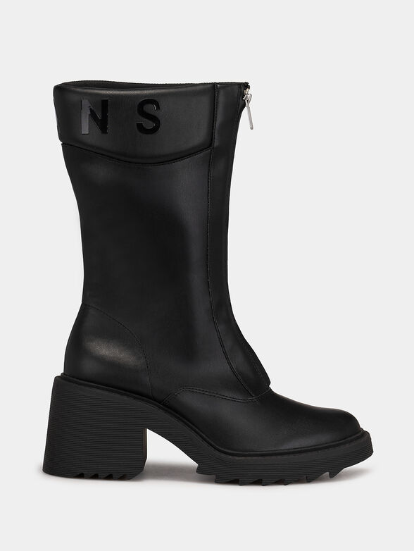 BOSS boots with zip and embossed sole - 1