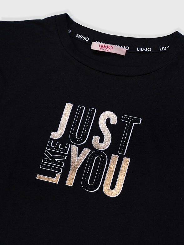 Cotton T-shirt with logo detail - 3