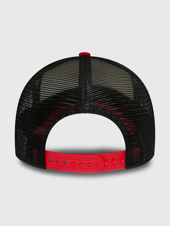 Multicolored hat with visor - 1