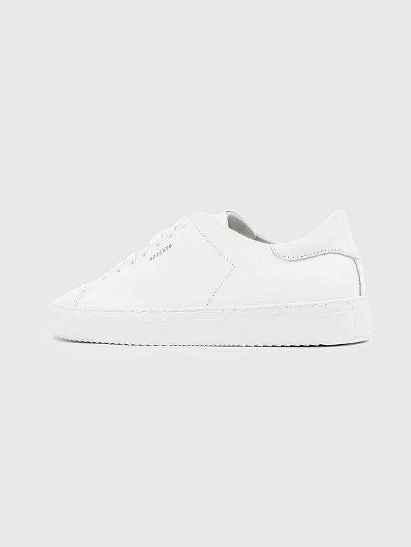 White leather sports shoes  - 4