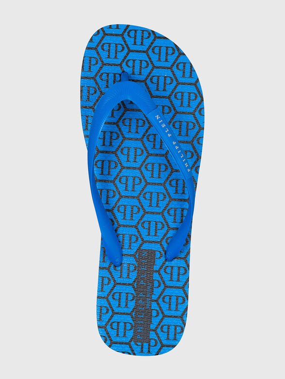 Flip-flops with monogram print - 3