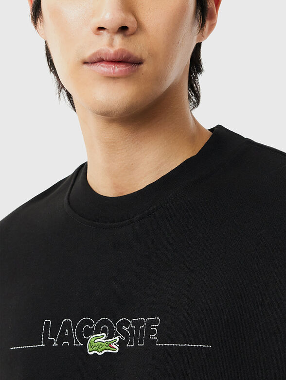 Sweatshirt with logo embroidery - 4