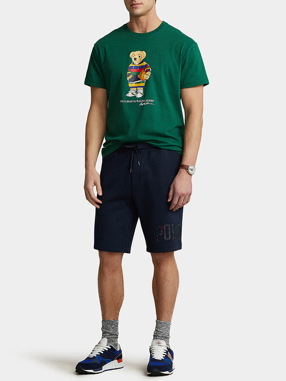 Cotton T-shirt with Polo Bear print - 2