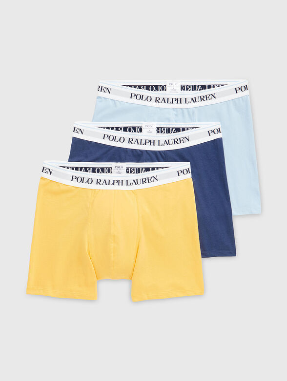Set of three cotton blend boxer briefs - 1